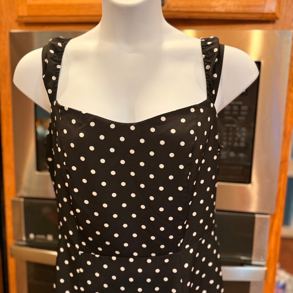 Black and White Polka Dot Dress by Wedtrend ‎ 2x